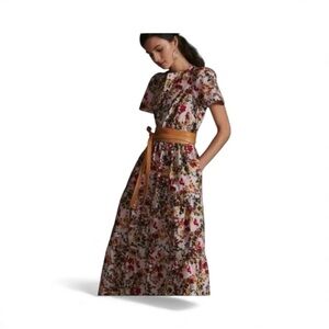 Anthropologie Maeve Sommerset Floral Maxi Dress